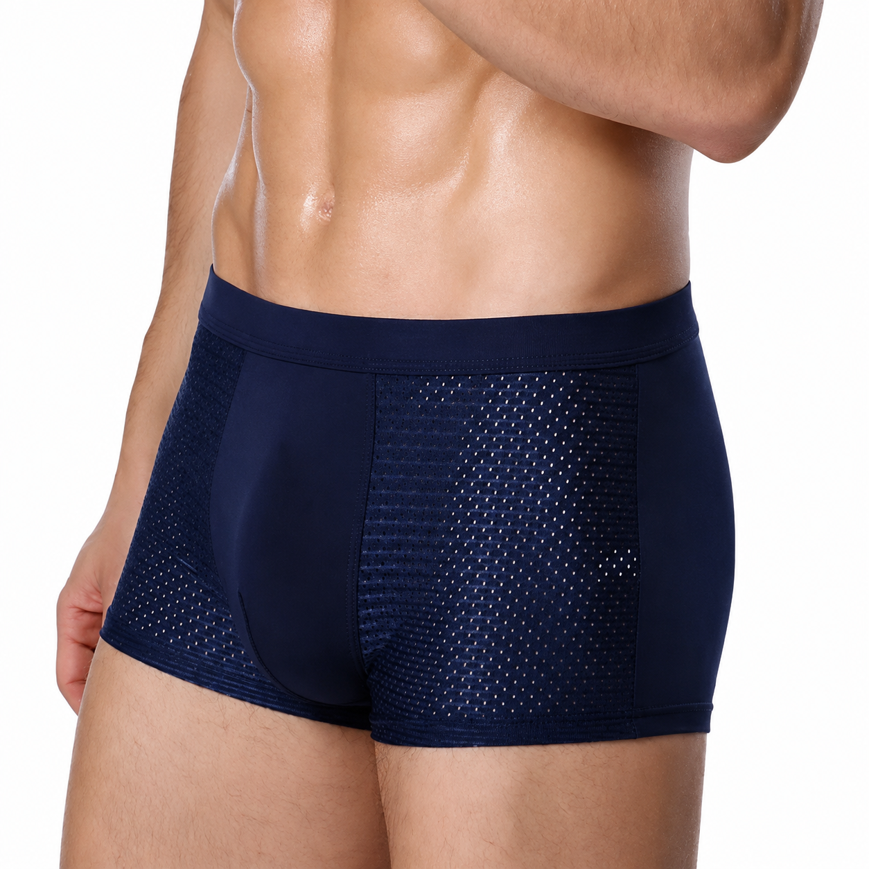 FrescoFit Boxer — Kit 10 Boxers Respiráveis Ice Silk